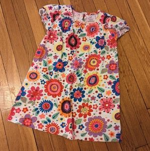 Hanna Andersson floral dress 110cm 5-6